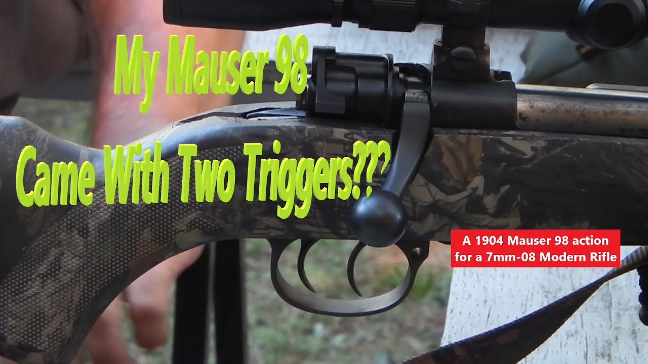 7mm-08 on a Mauser Dual Trigger 98 Action