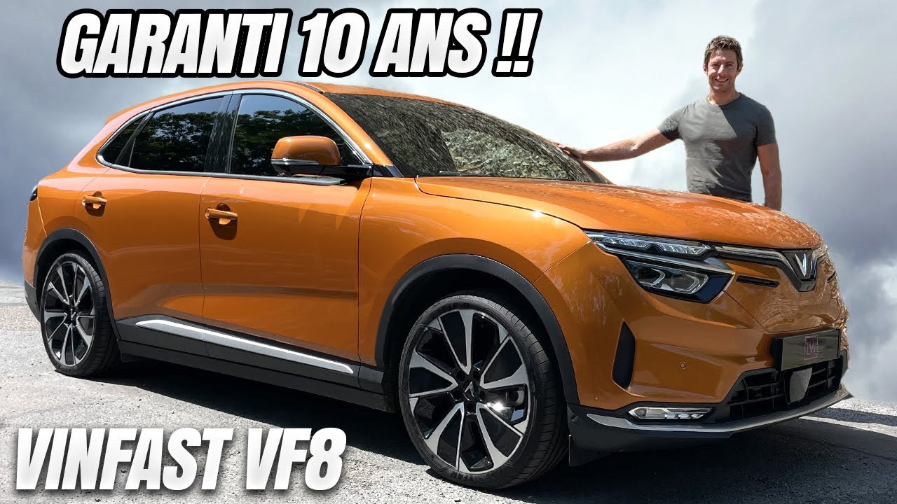 Essai VINFAST VF 8 – Un SUV 100% électrique GARANTI 10 ANS !!