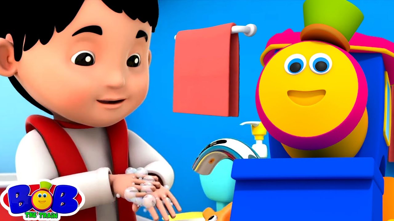 Wash Your Hands Song With Bob The Train + More Educational Songs & Kids Rhymes
