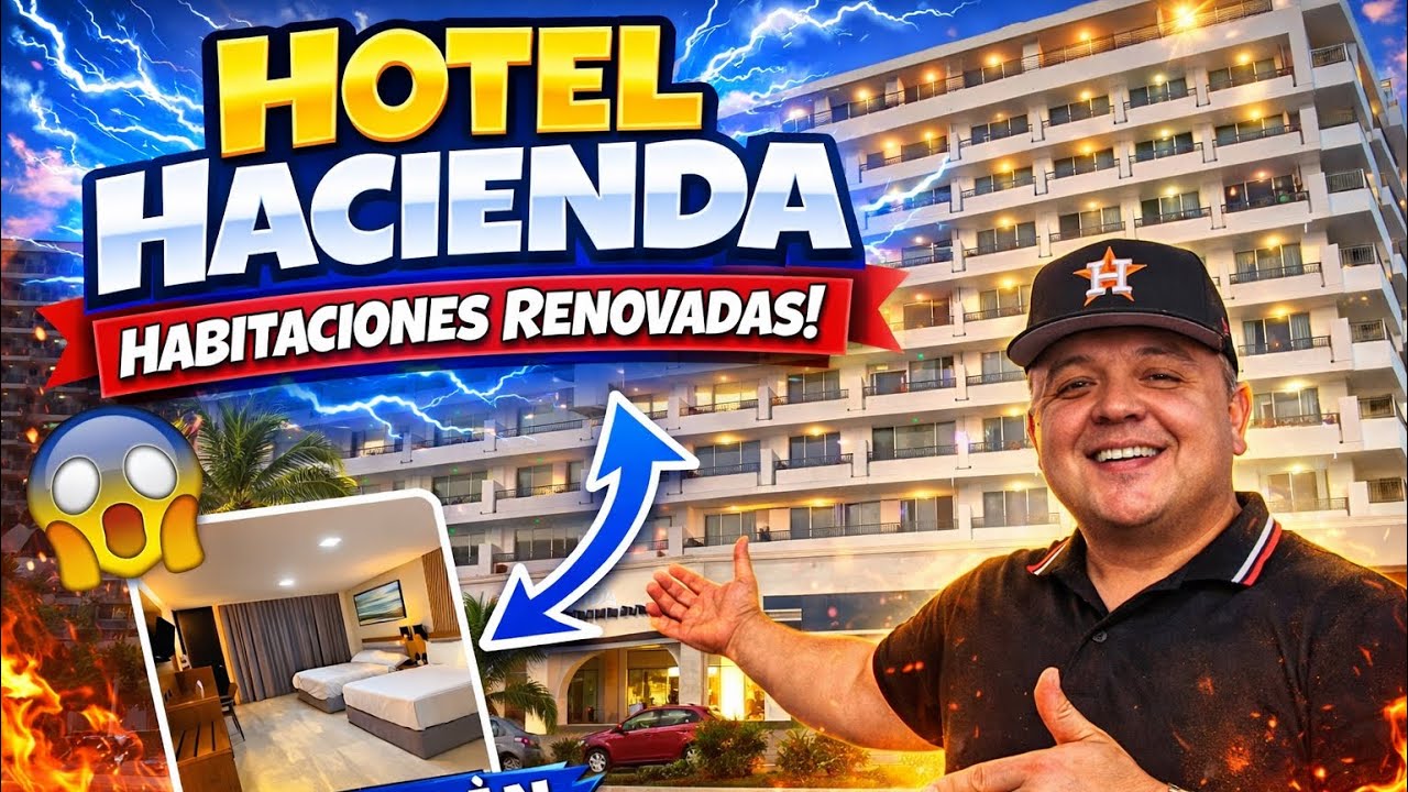 CONOCE las Habitaciones renovadas en el HOTEL HACIENDA Mazatlán para tus vacaciones en la playa 