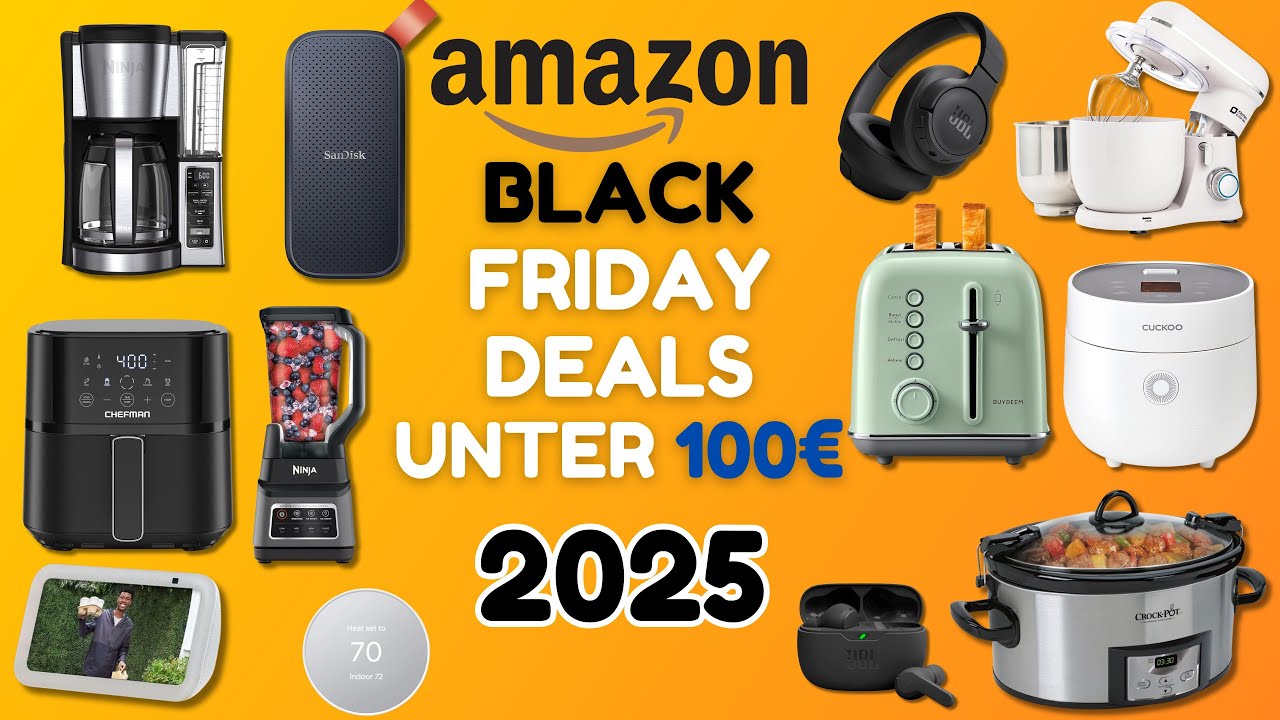 35 Amazon-Black-Friday-Deals unter 100 € | Black Friday 2025