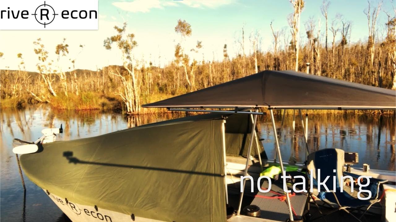 Boat Camping Solo Adventure - Hidden Secret.