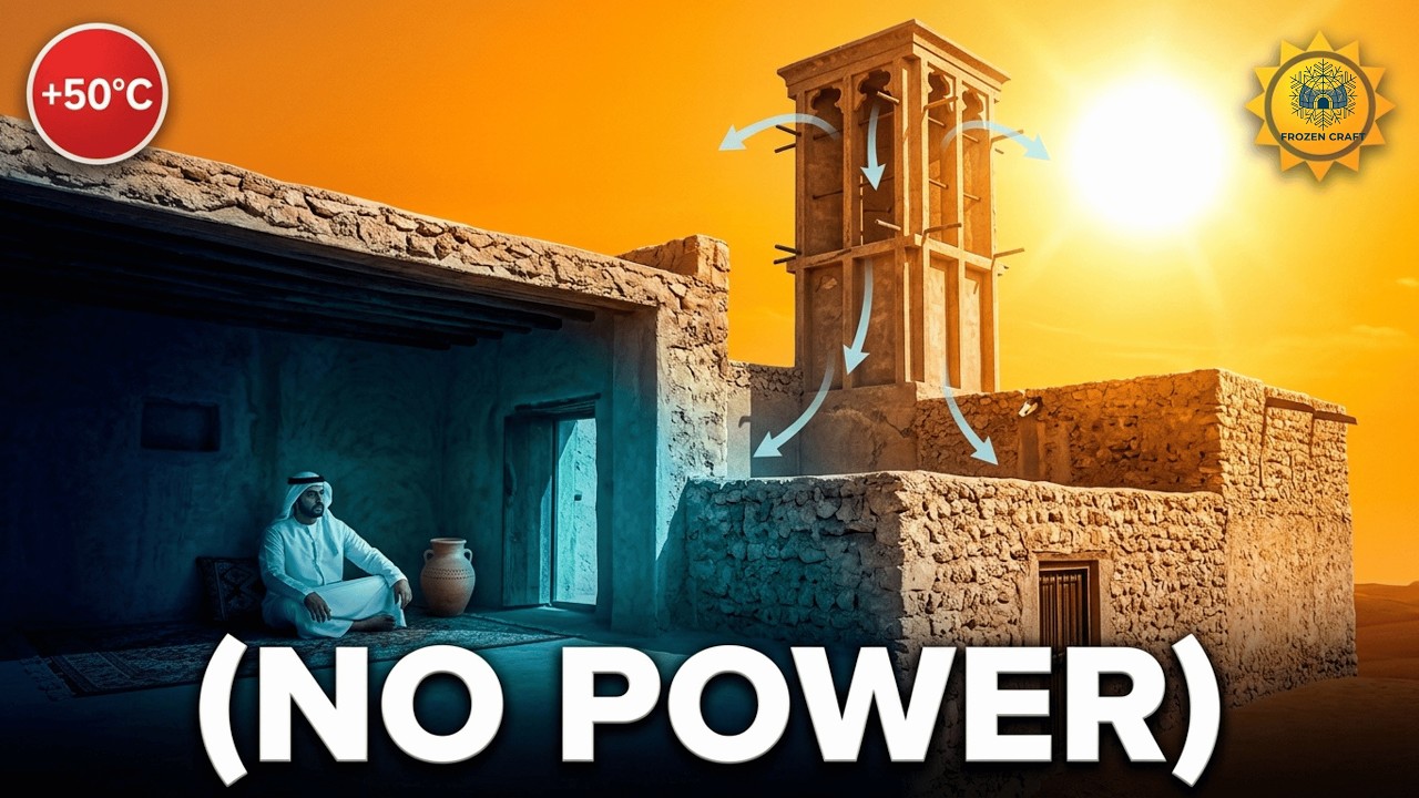 +50&deg;C Without Power: The Gulf Wind Towers That Cooled Whole Homes