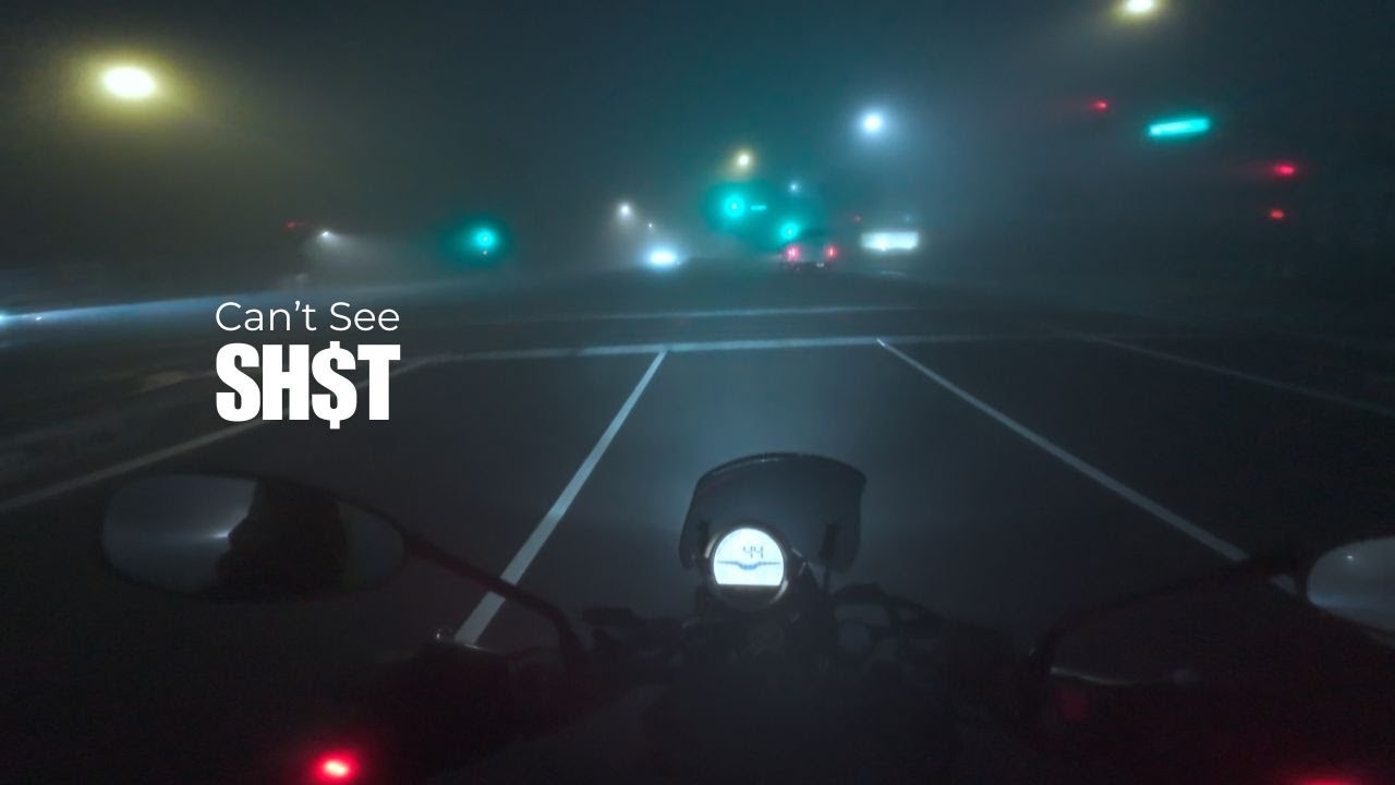 Misty Cold Morning - Motoguzzi V7 POV - Mistral Exhaust