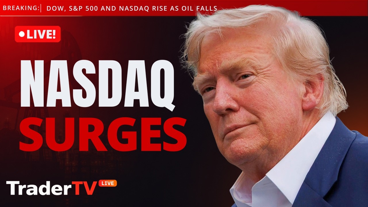 Nasdaq Rises as Oil Prices Drop, BTC Highest Since January at $85K | Stock Market Live