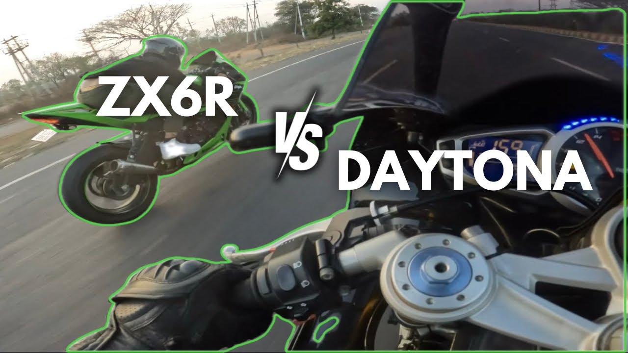 NINJA ZX6R vs DAYTONA 675R | Drag Race | Who will hold the crown!!!