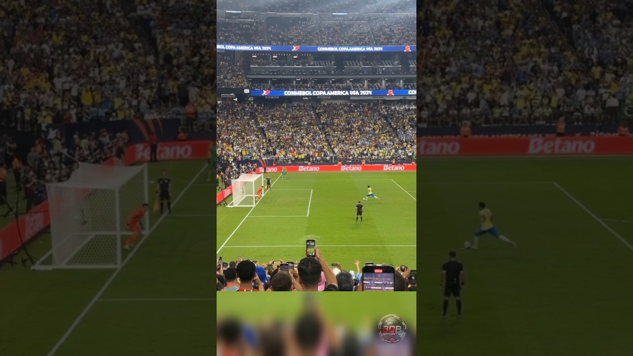 Rochet le ataj&oacute; un penal al Milit&atilde;o | Uruguay vs Brazil  #militao #uruguai #brasil