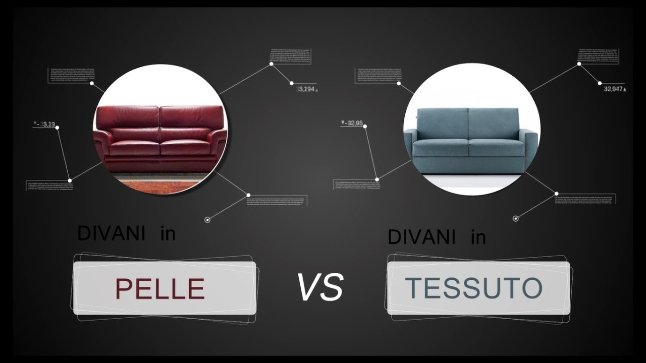 DIVANI in PELLE vs TESSUTO: Quale scegliere?
