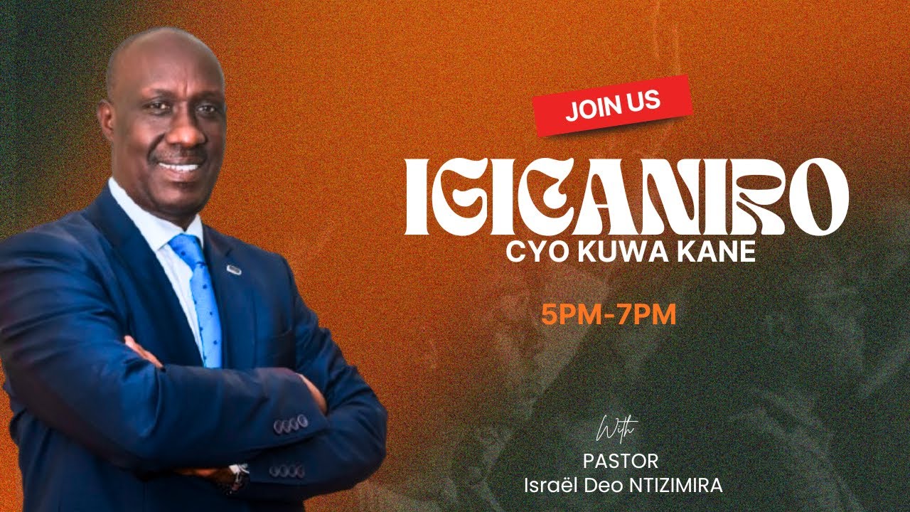 🔴 LIVE | IGICANIRO CYO KU WA KANE | 15/01/2026 | PASTOR Israël Deo NTIZIMIRA