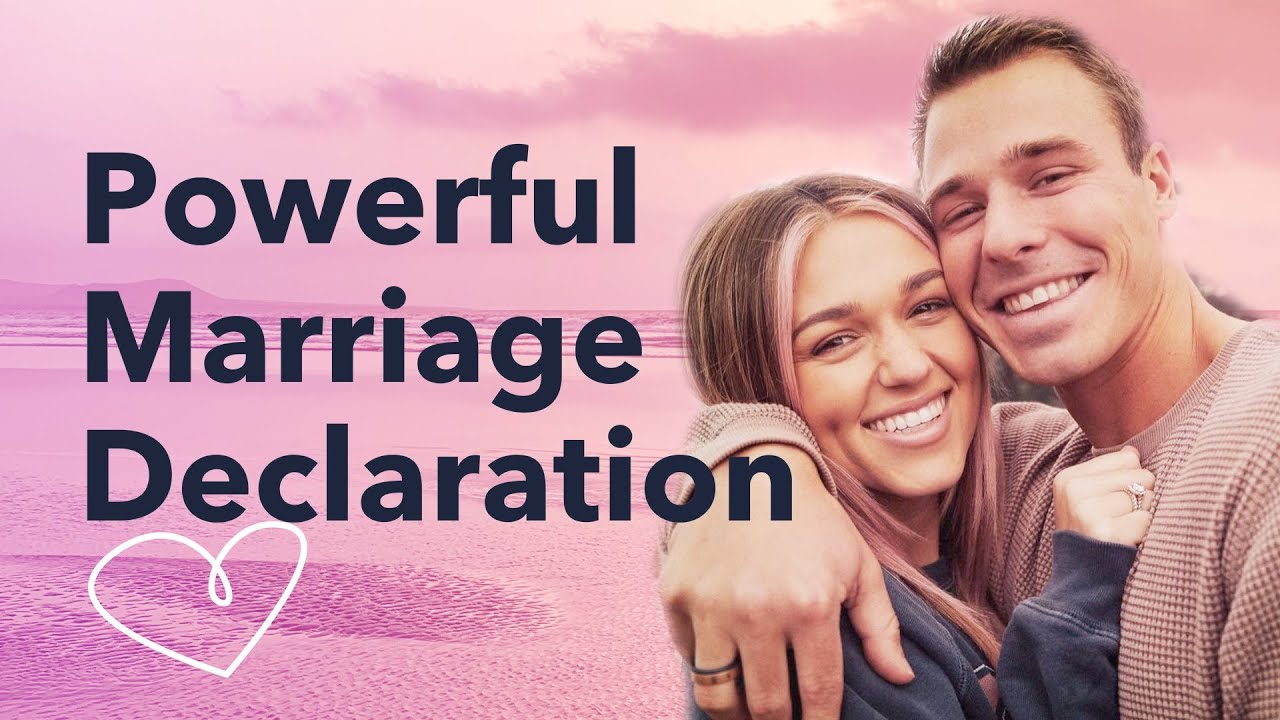 Sadie & Christian Huff's Marriage Declaration for Christian Meditation | Glorify