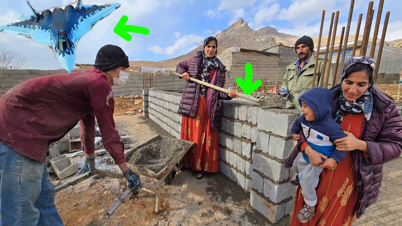 while war continues in iran, a single nomadic mother builds her dream home