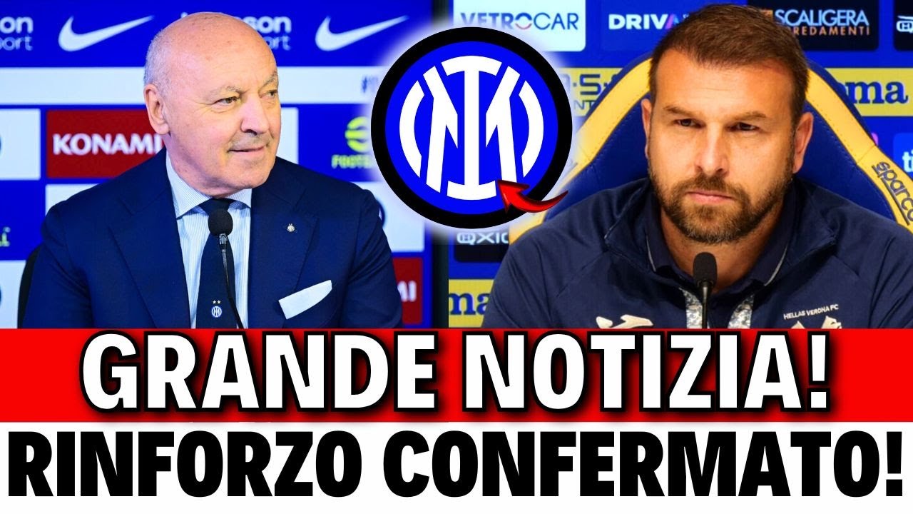 ALLARME NERAZZURRO! L’INTER FIRMA UN RINFORZO MOLTO AMBITO! NOTIZIE INTER MILAN