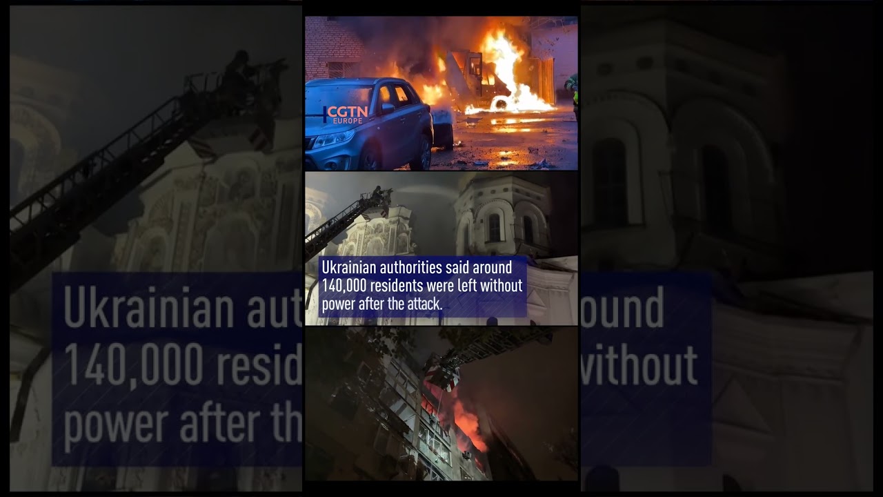 Russian strike sets Kyiv monastery ablaze in deadliest attack on capital in weeks