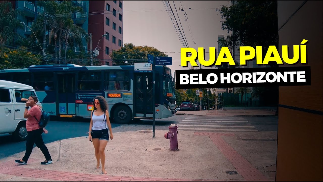 RUA PIAUÍ | FUNCIONÁRIOS - SANTA EFIGÊNIA | BELO HORIZONTE - MG | NA RUA 4K