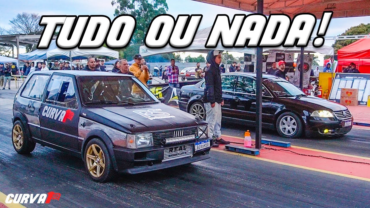FIAT UNO DESAFIOU O PASSAT TURBO 😱