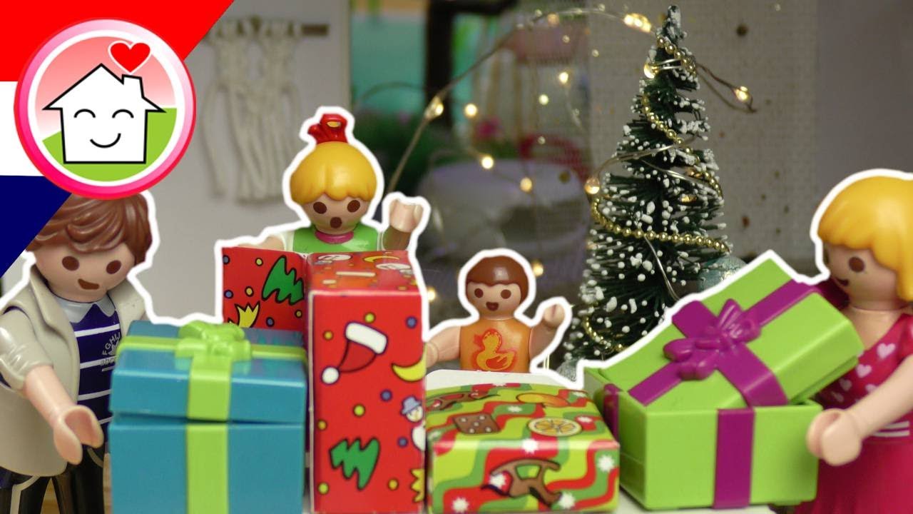 Playmobil filmpje Nederlands Kerstdag met de familie Huizer
