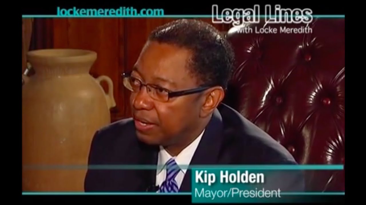 Mayor/President Kip Holden discusses Bond Issue & Crime on Legal Lines with Locke Meredith