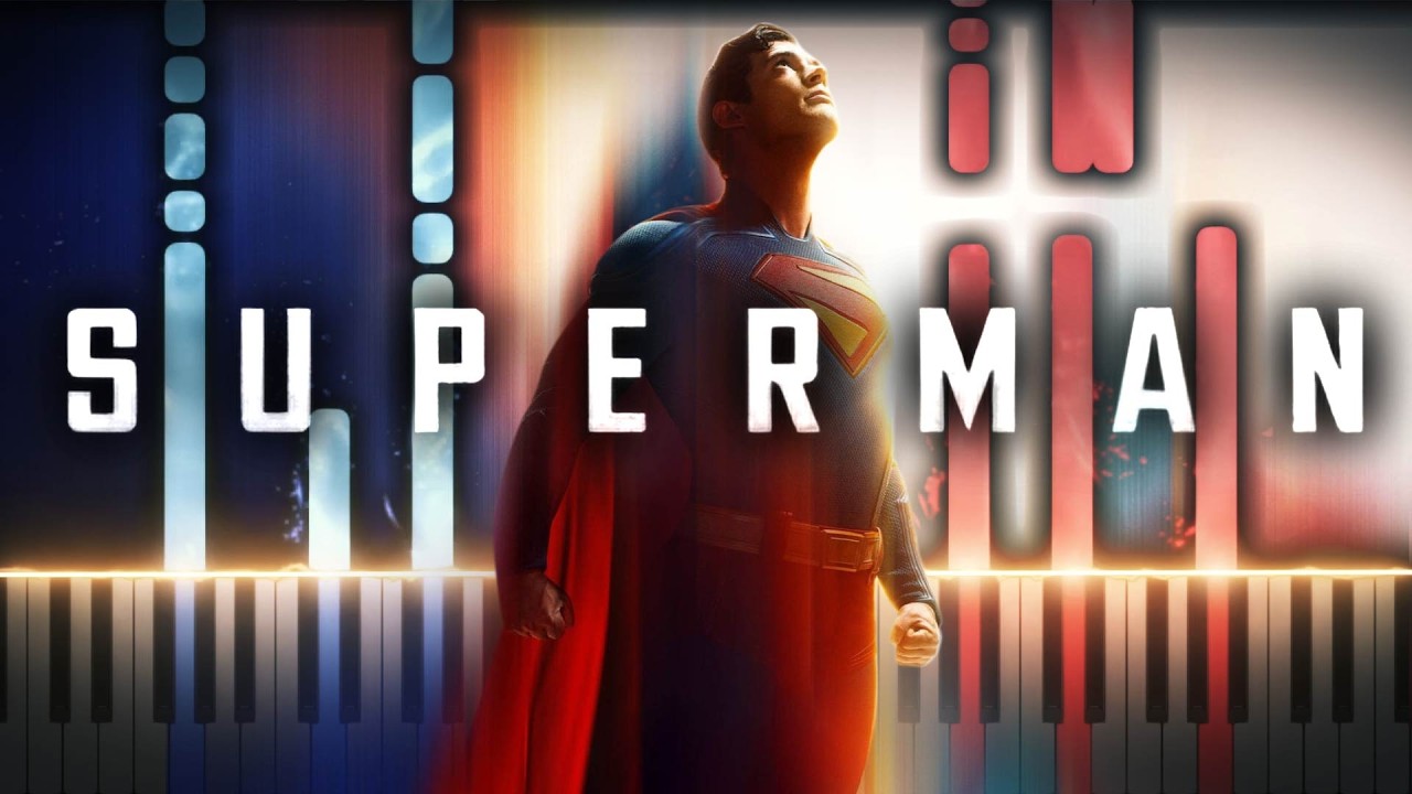 Theme from Superman 2025 (Trailer Version) - Synthesia Piano Tutorial