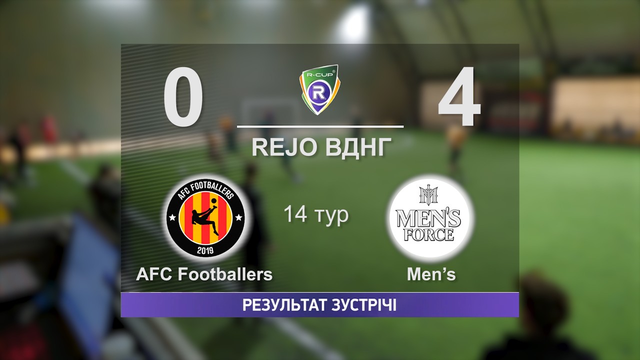 AFC Footballers 0-4 Men&rsquo;s  R-CUP XX  #stopthewar