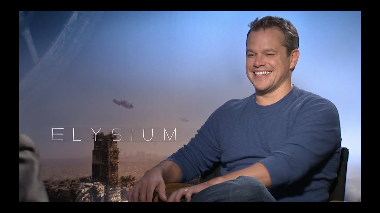 ELYSIUM Interviews: Matt Damon and Sharlto Copley
