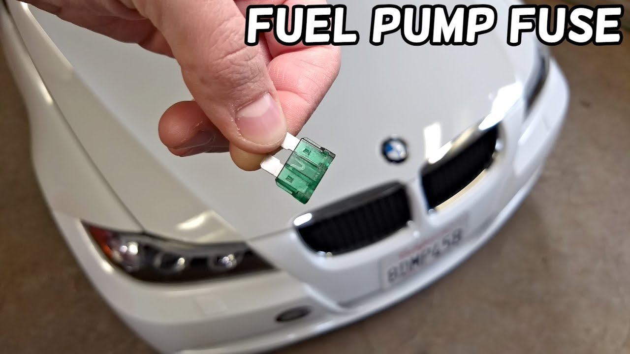 FUEL PUMP FUSE LOCATION BMW E90 E91 E92 E93