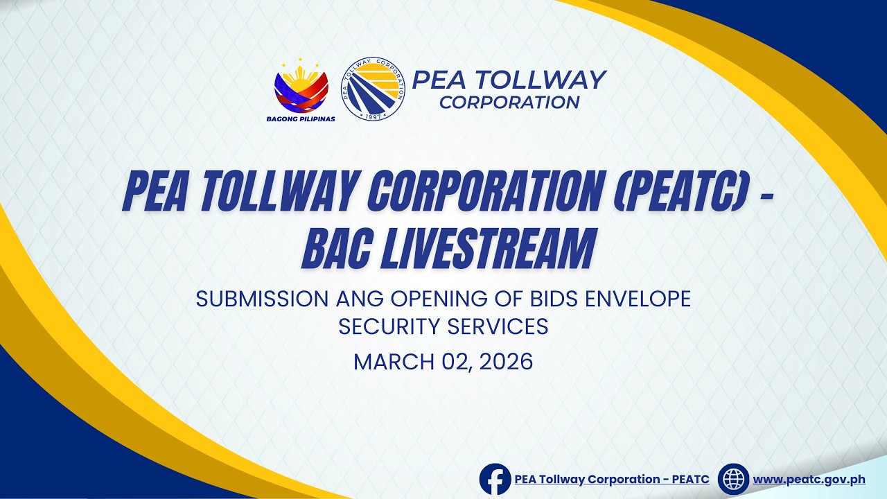 PROCUREMENT OF SECURITY SERVICES FOR THE PEA TOLLWAY CORPORATION (PEATC)