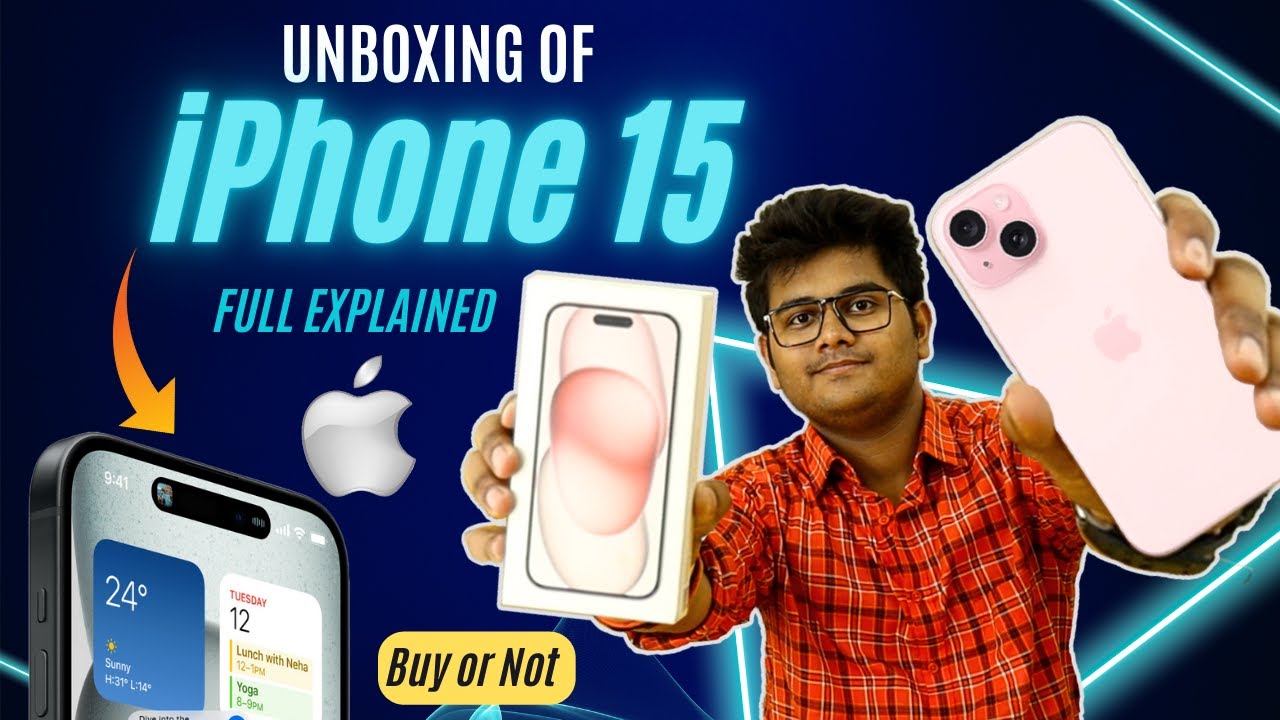 Unboxing Of iPhone 15 | iPhone 15 Unboxing And Review | iPhone 15 Price #shivaayshashank