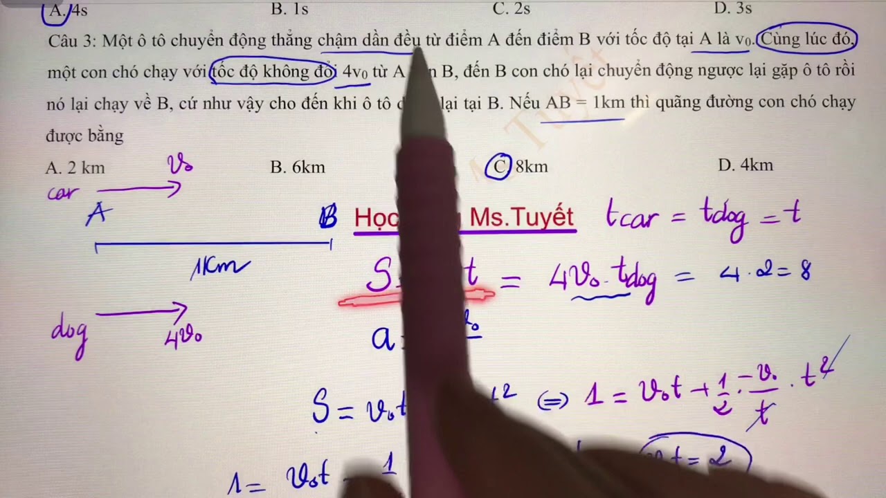 Đề 3 - Vật Lý 10 - Giải Đề Thi Cuối Kỳ 1 môn Vật Lý lớp 10