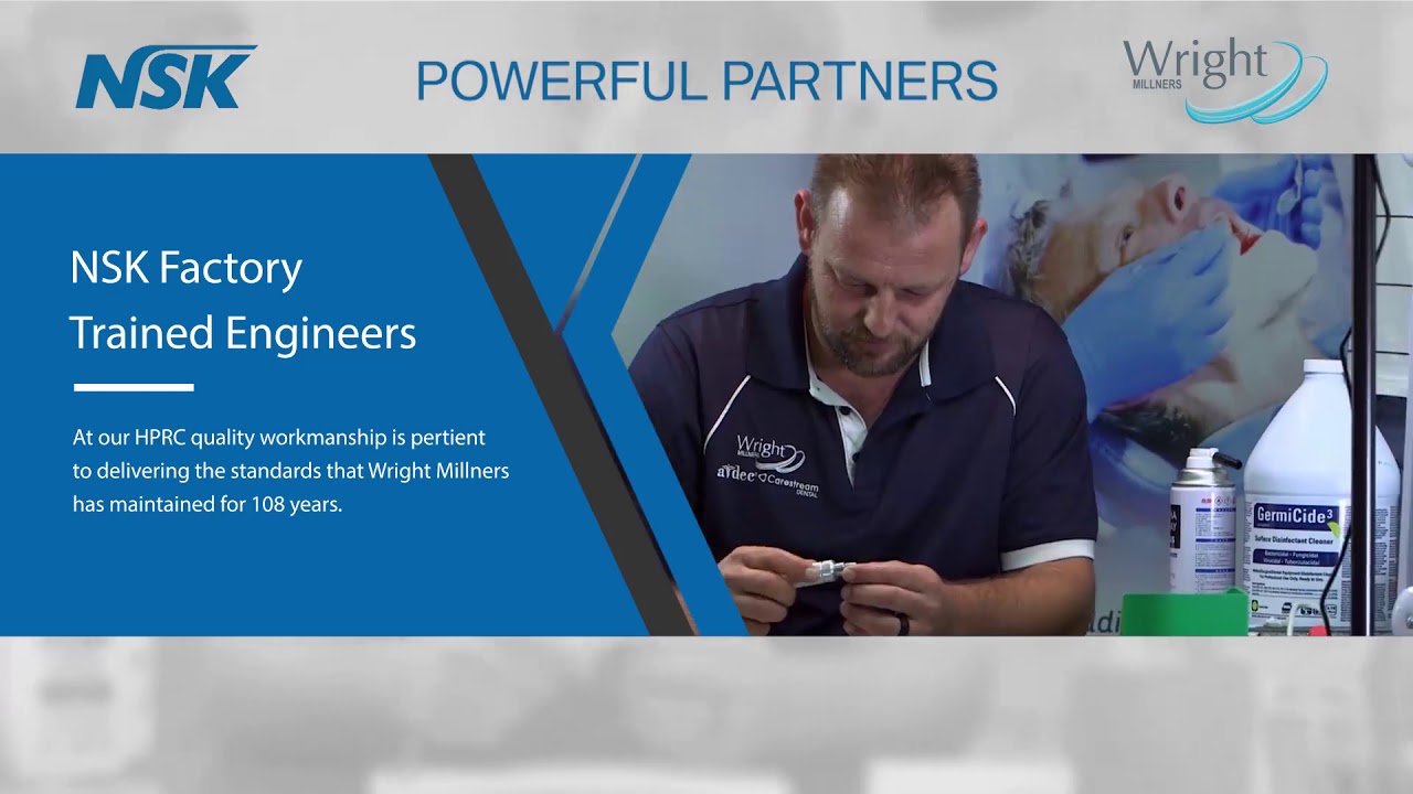 Wright Millners NSK Hand piece repair centre