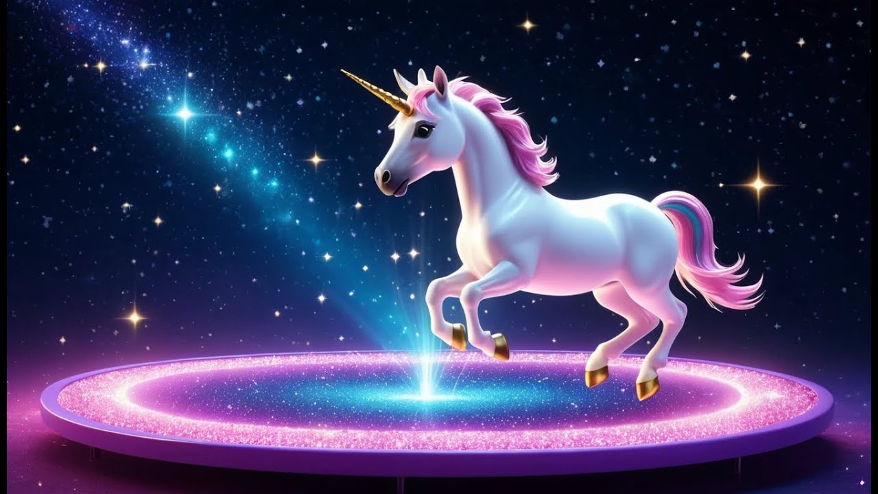 Baby Unicorn&rsquo;s Starry Ride | Magical Unicorn Nursery Rhyme   | Enchanting Starry Adventure Song