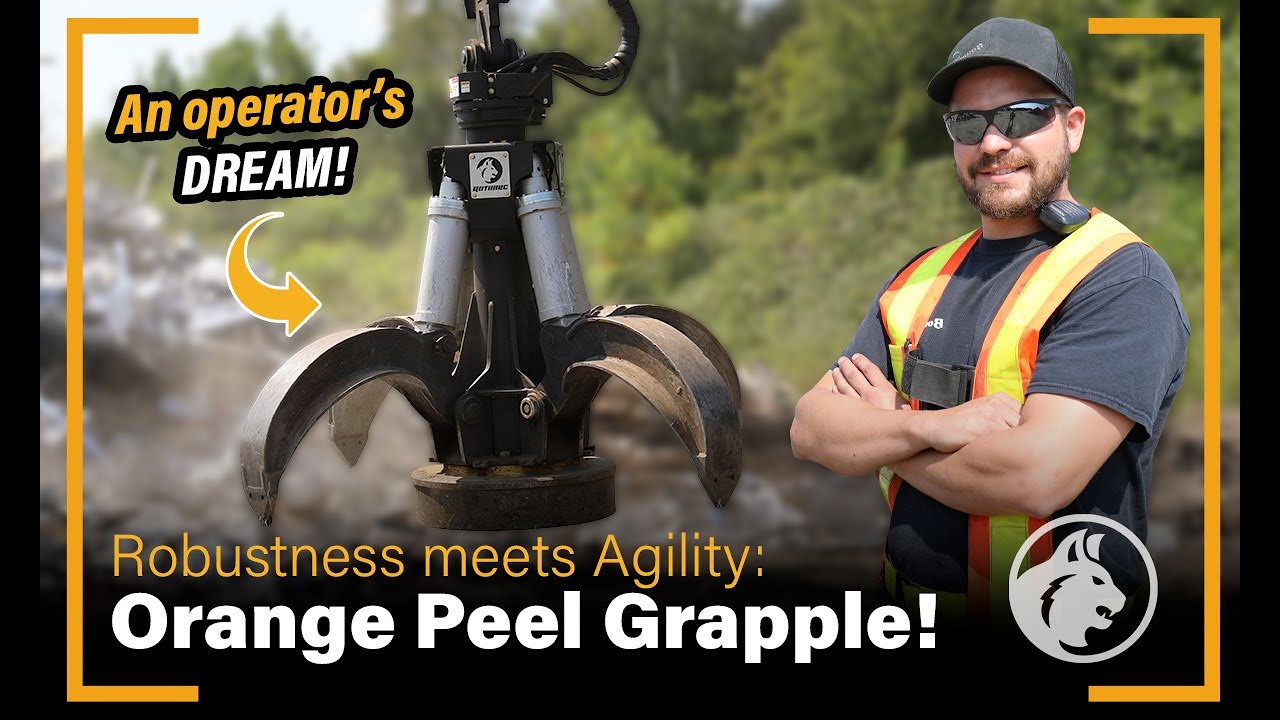 Rotobec Mag Grab Grapple: The Scrap Yard Operator's Dream!