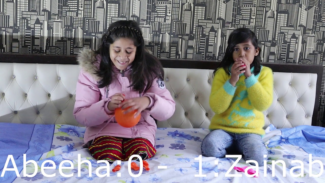 Balloon Blowing Challenge