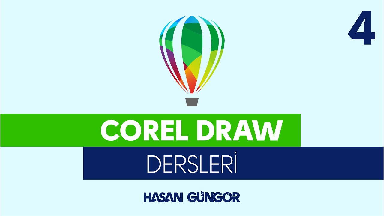 Corel Draw Dersleri 4 - Fontlar, Font Seçenekleri, Font Oluşturma, Yazıları Şekilleme,Font İşlemleri