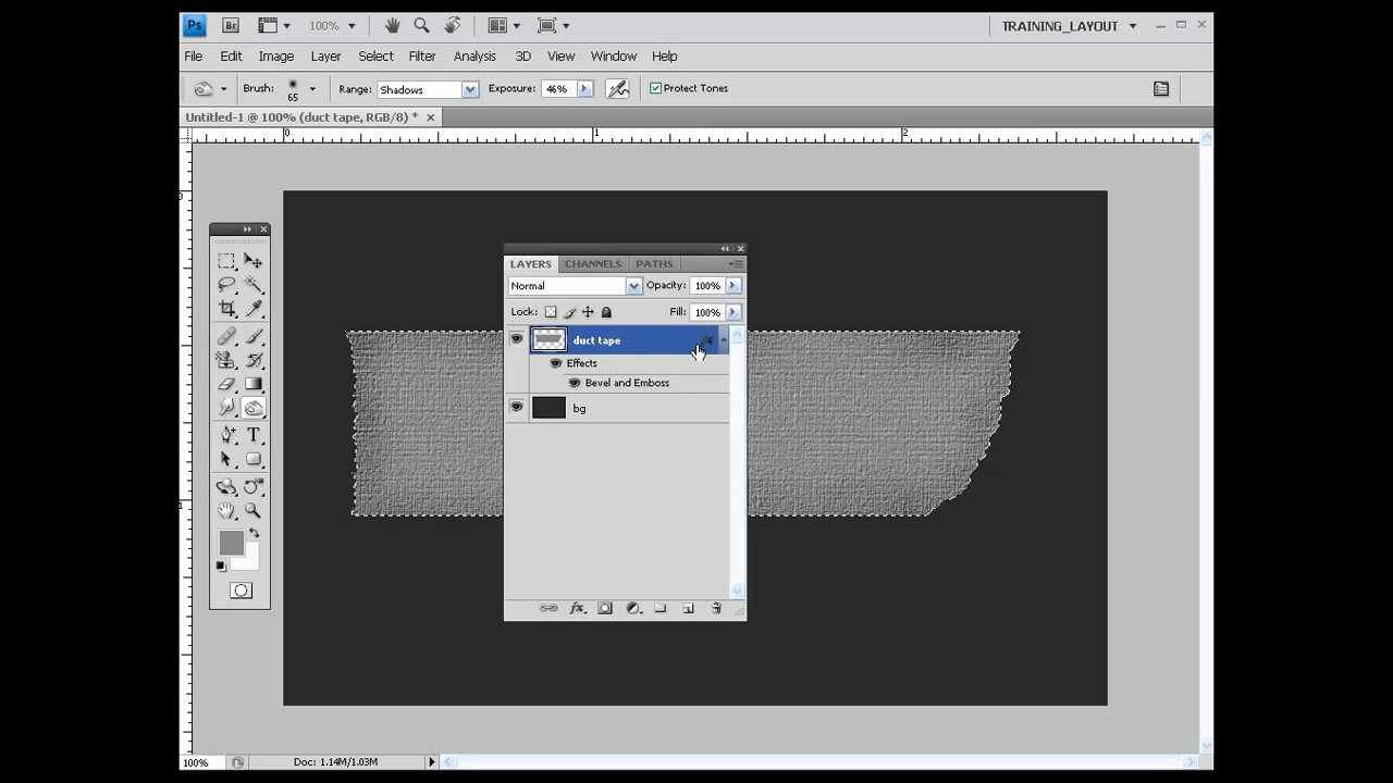 Creating Duct Tape in Photoshop, Photoshop Tutorials, Photoshop Lessons, Learn Photoshop