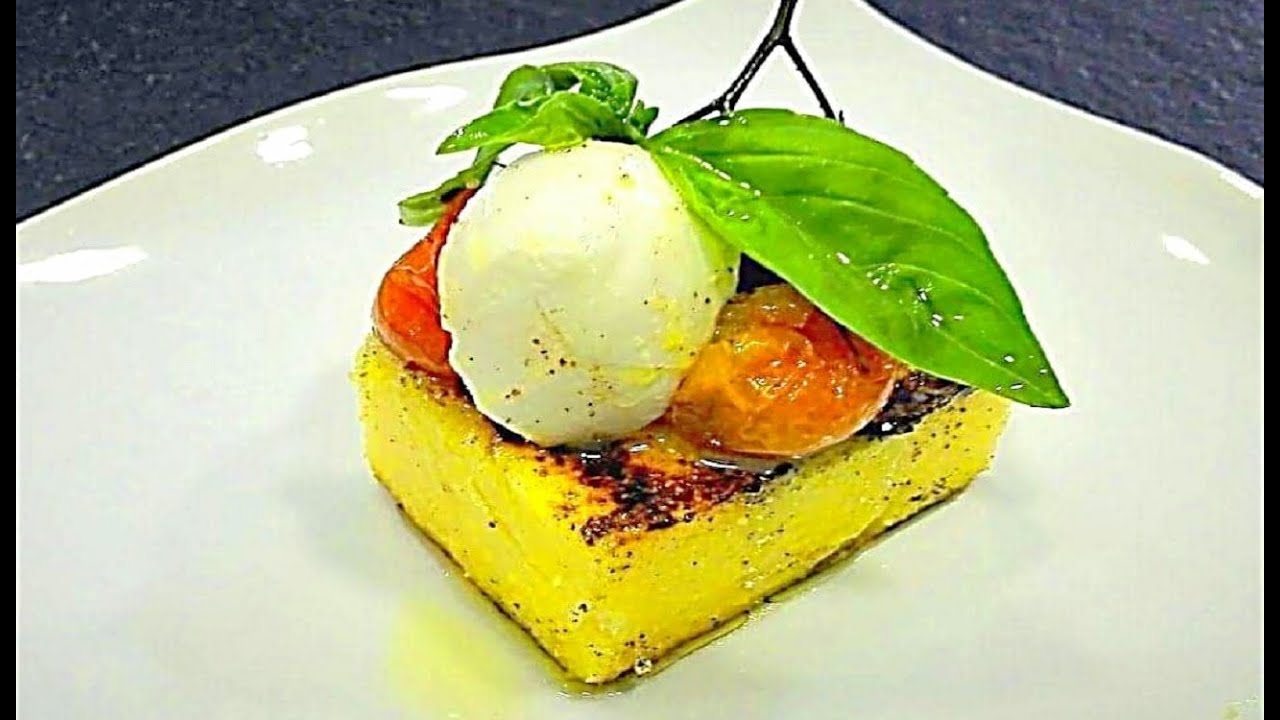 POLENTA CON PARMESANO A LA PLANCHA