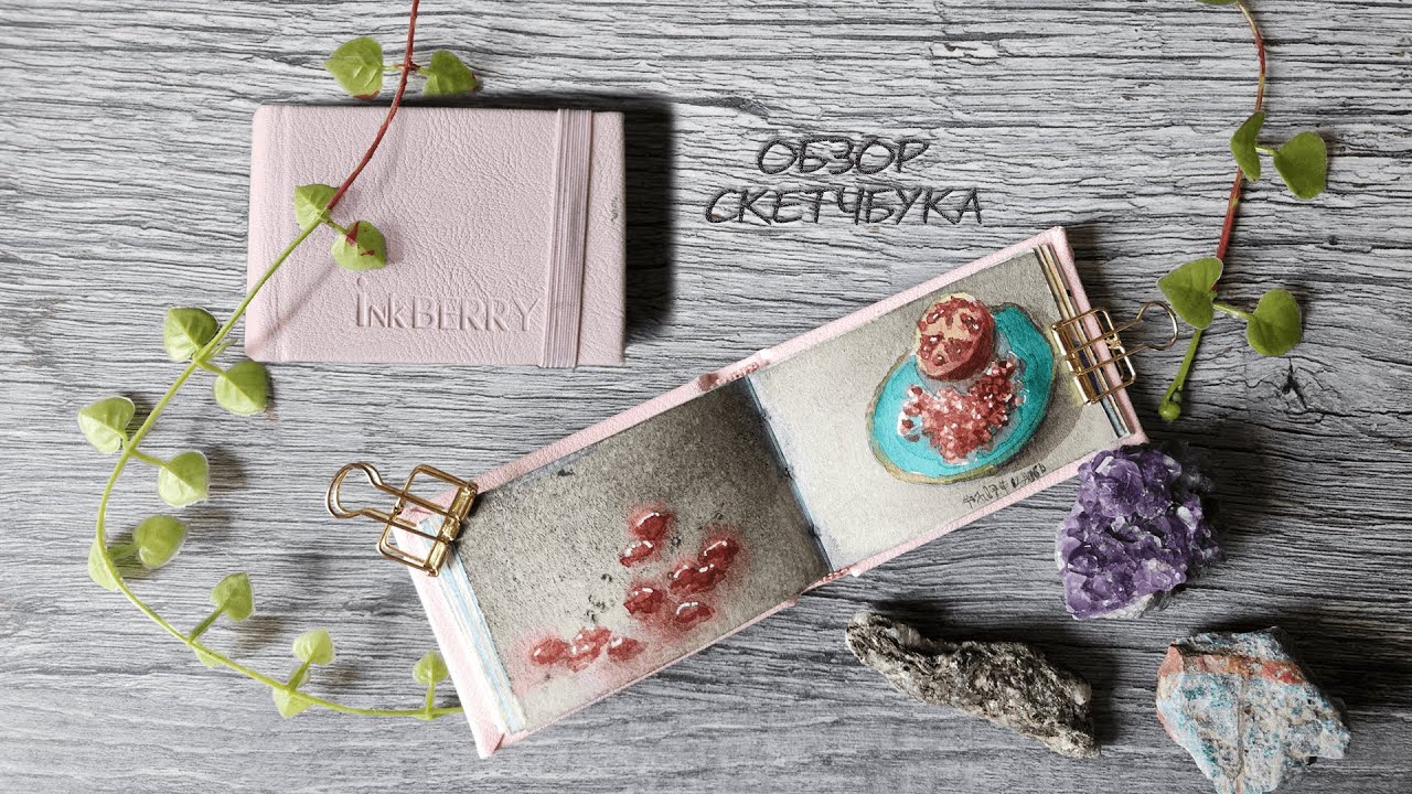 Обзор на скетчбук inkberry (2023-2025гг)