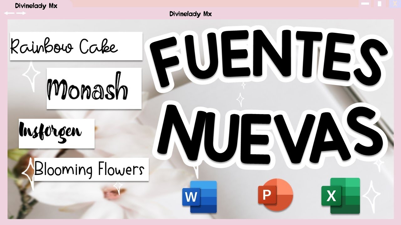 COMO INSTALAR FUENTES NUEVAS EN WORD Y POWER POINT