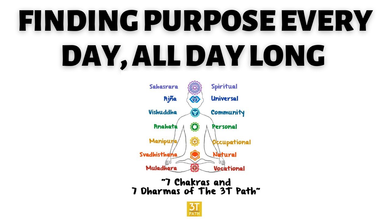 Finding Purpose Every Day, All Day Long &ndash; The 7 Dharmas and 7 Chakras of the 3T Path