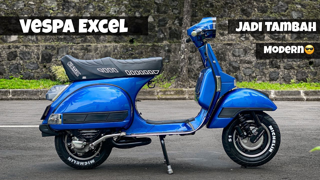 REVIEW VESPA EXCEL 1994 RESTORASI MODIFIKASI ‼️