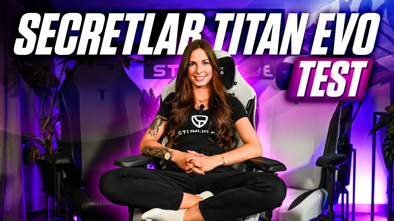 Secretlab TITAN Evo im Test - Next Level? + Secretlab SKINS & Plushcell Test!