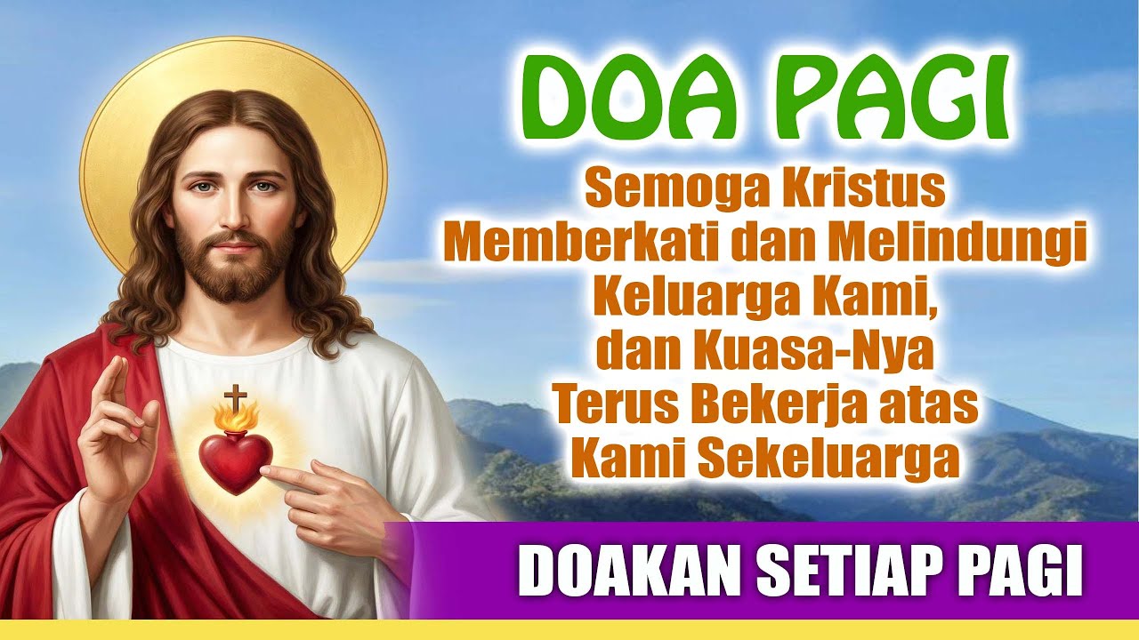 Semoga Kristus Memberkati dan Melindungi Keluarga Kami & KuasaNya Terus Bekerja atas Kami Sekeluarga