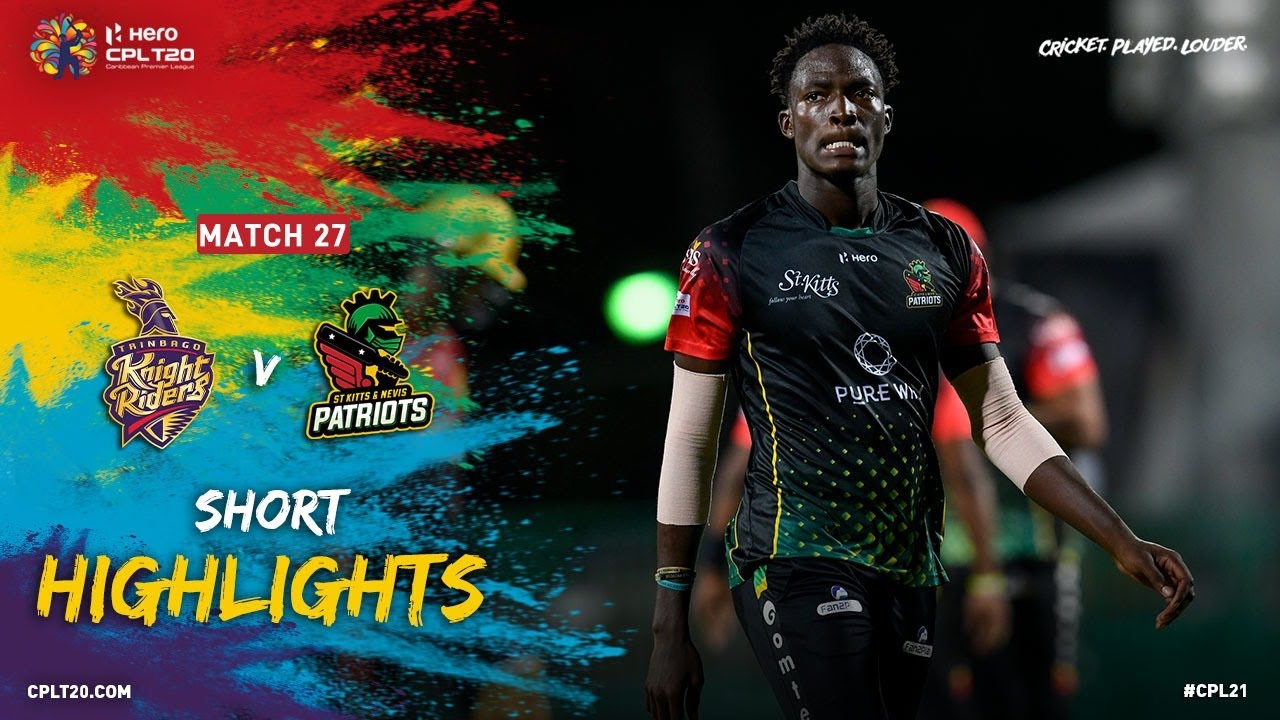 Highlights | Trinbago Knight Riders vs St Kitts and Nevis Patriots | CPL 2021