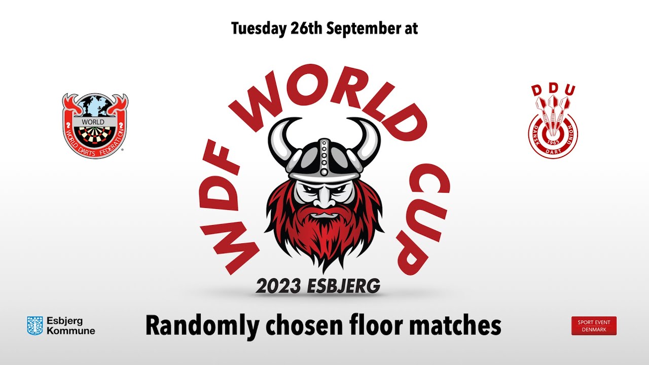 WDF World Cup 2023 in Esbjerg Tuesday - Denmark - Randomly chosen floor matches