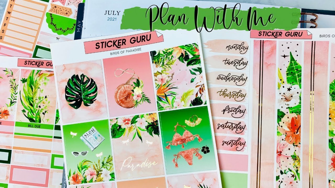 Plan With Me | ft. Sticker Guru | July 5 - 11 | Recollections Planner