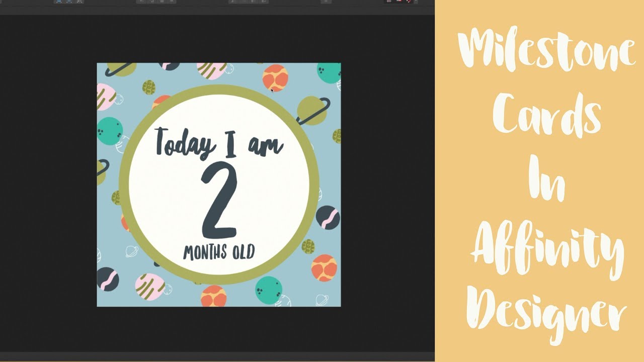 How To Make Milestone Cards In Affinity Designer