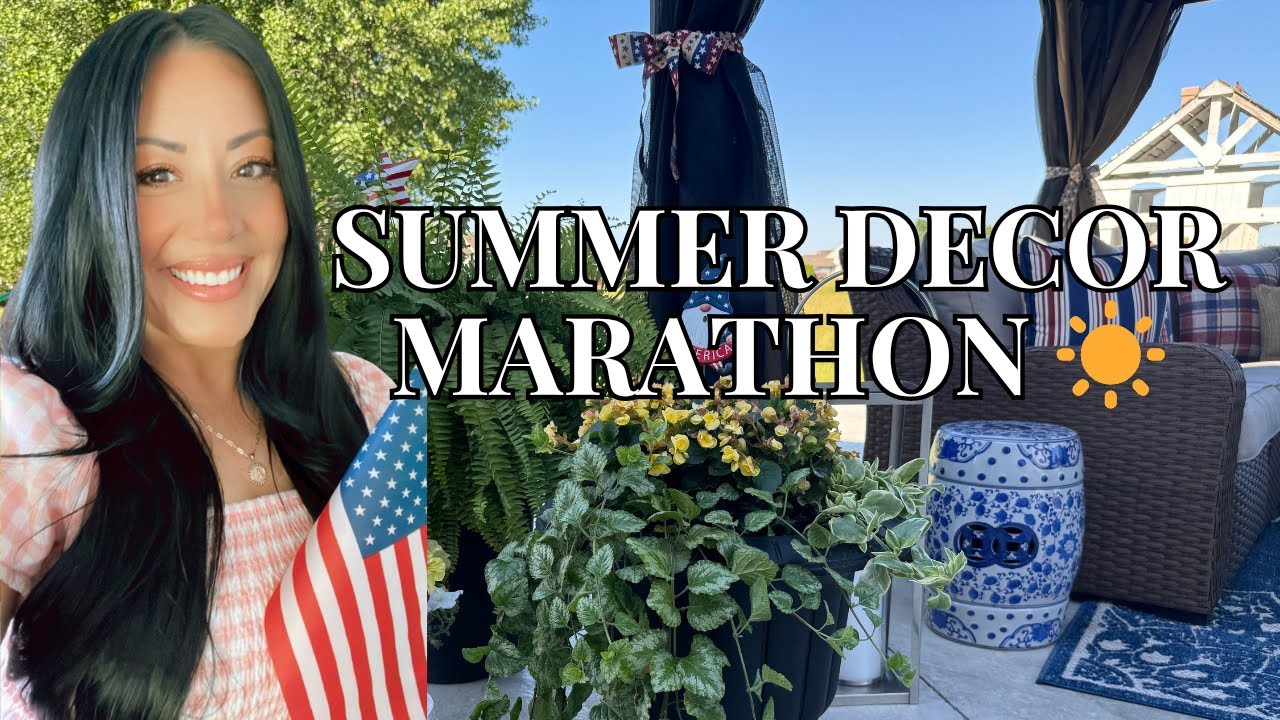 Ultimate Summer Decorating Marathon ☀️ | 3 Years of Cozy Home & Patio Makeovers