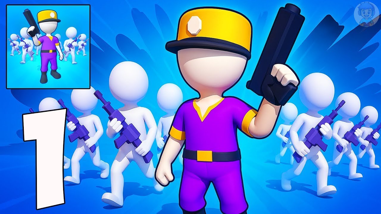 Army War Camp Battle Game - Gameplay Walkthrough - Recruiting an Army for the Battle (iOS, Android)