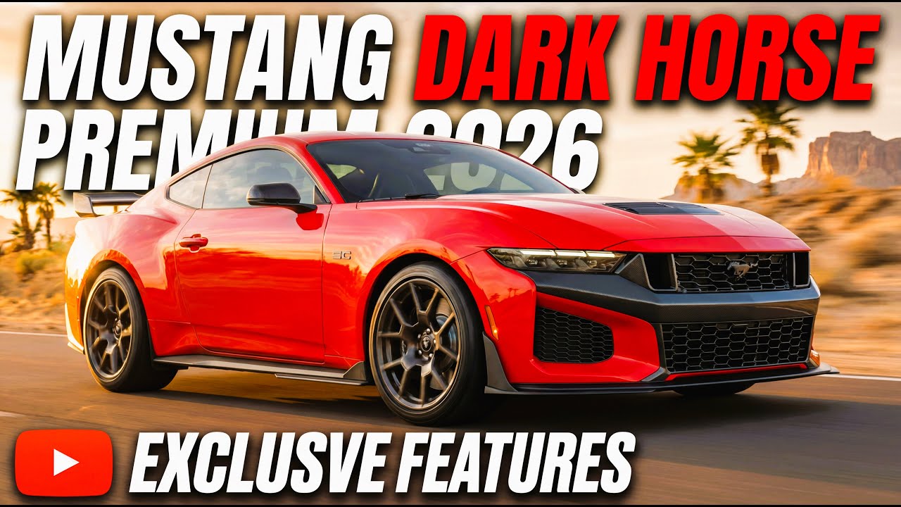 Mustang Dark Horse Premium 2026: ¿El Muscle Car Definitivo? Diseño y Sonido V8