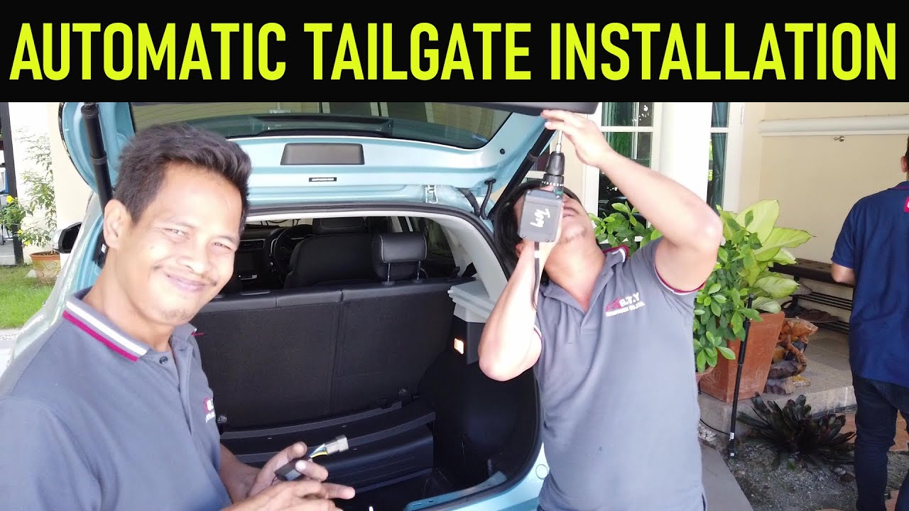 MG ZS EV Automatic tailgate installation