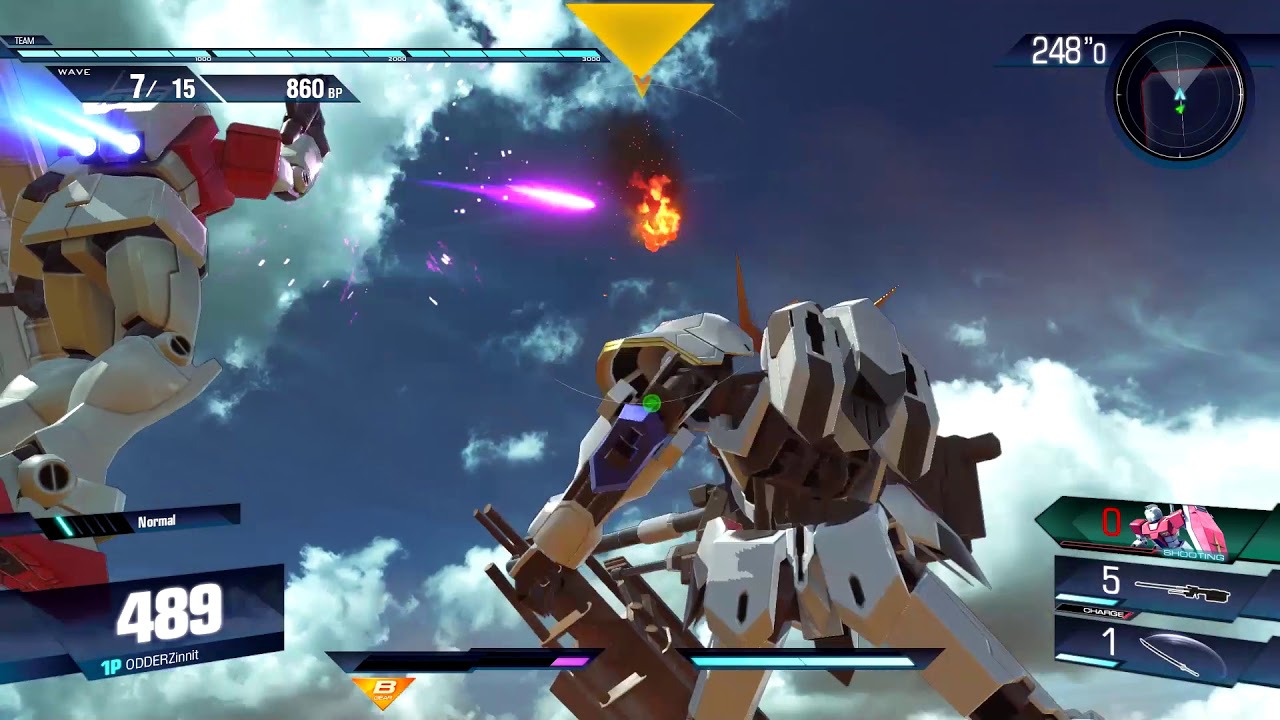 Gundam Versus Gameplay [PS4]